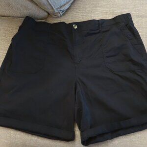 Plus Size Utility Bermuda Shorts